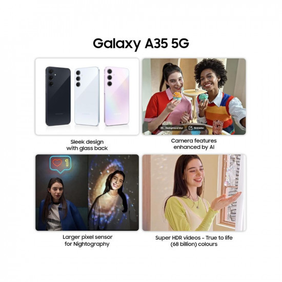Samsung Galaxy A35 5G Awesome Navy 8GB RAM 256GB Storage