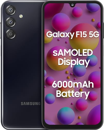 Samsung Galaxy F15 5G Ash Black 6GB RAM 128 GB Storage