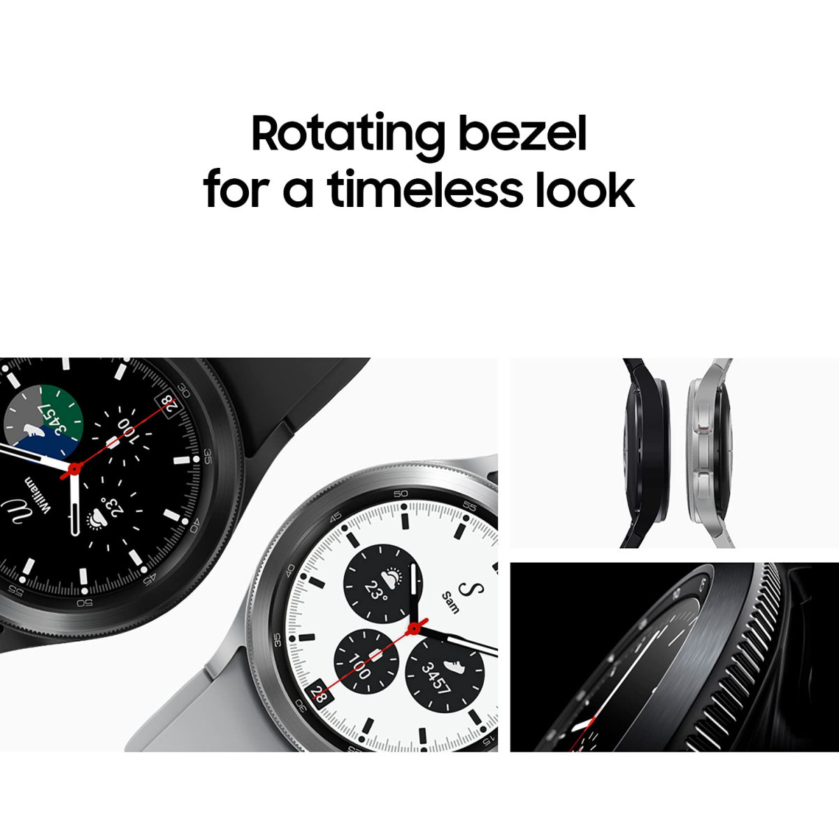Samsung Galaxy Watch4 Classic Bluetooth46 cm Silver Compatible with Android Only