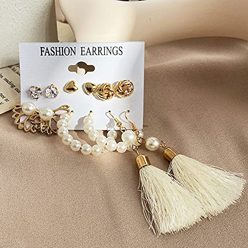 Latest and Trendy Partywear Ethnic and Casual use Metal Earrings Combo PAck  of 4 for woman