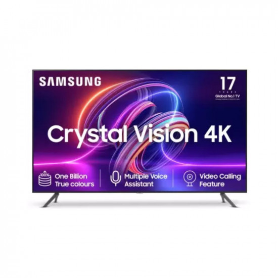 Shukla SAMSUNG Crystal Vision 4K iSmart with Voice Assistant 108 cm 43 inch Ultra HD 4K LED Smart Tizen TV 2023 Edition with Video Calling  IOT Sensors for Light  Camera UA43CUE70AKLXL