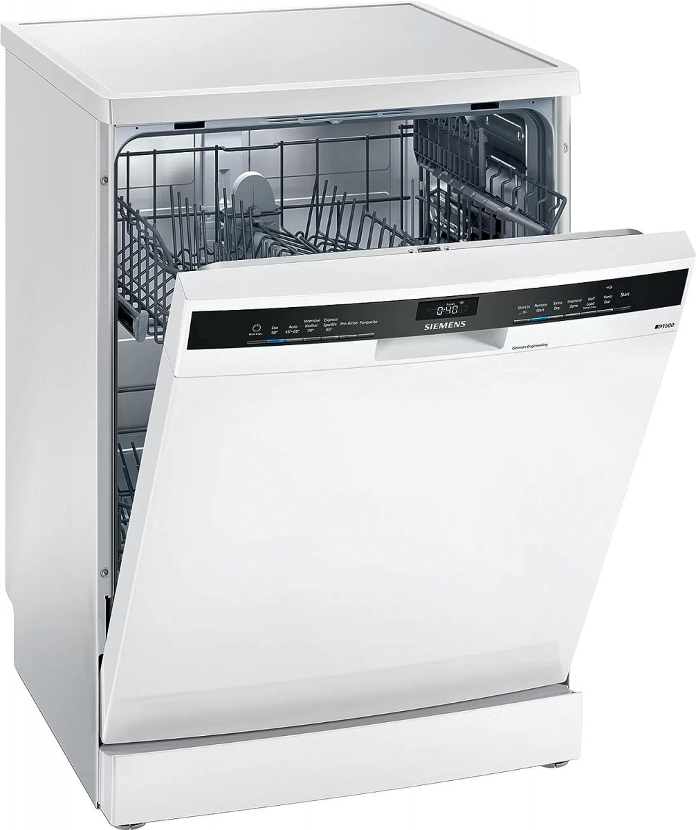 Siemens 13 Place Settings iQ500 free-standing dishwasher SN25IW00TI White