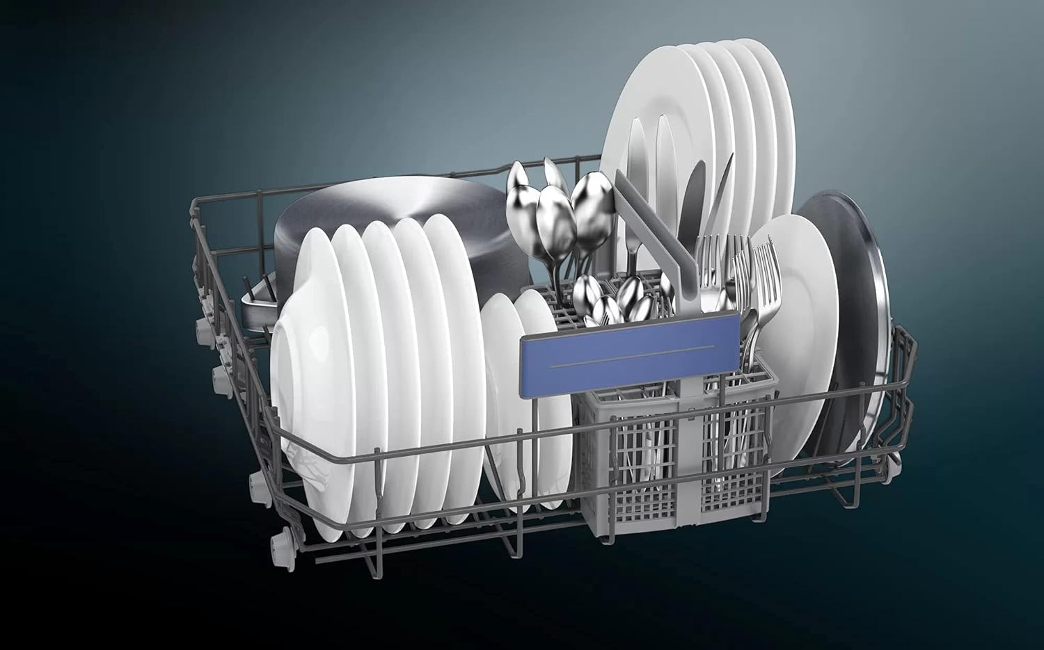 Siemens 13 Place Settings iQ500 free-standing dishwasher SN25IW00TI White