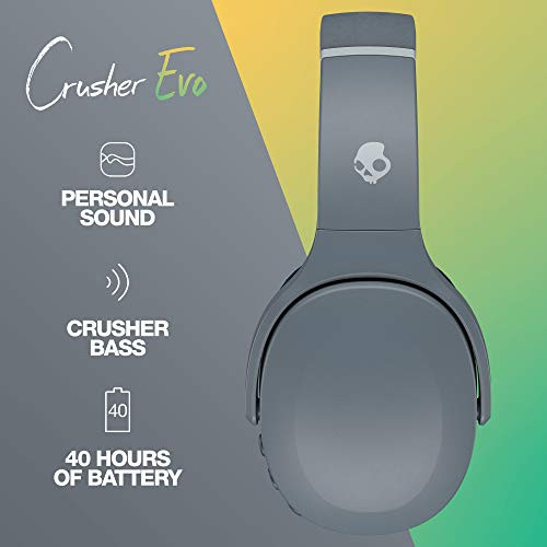 Skullcandy Crusher Evo Wireless Over Ear Bluetooth Headphones with