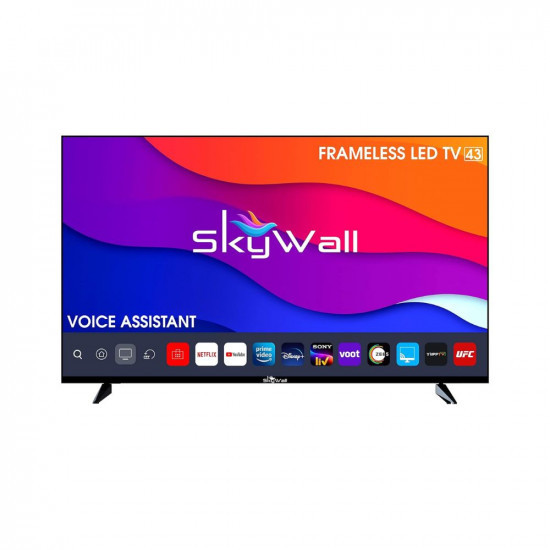 SKYWALL 10786 cm 43 inches Full HD LED Smart TV 43SW-VS Black