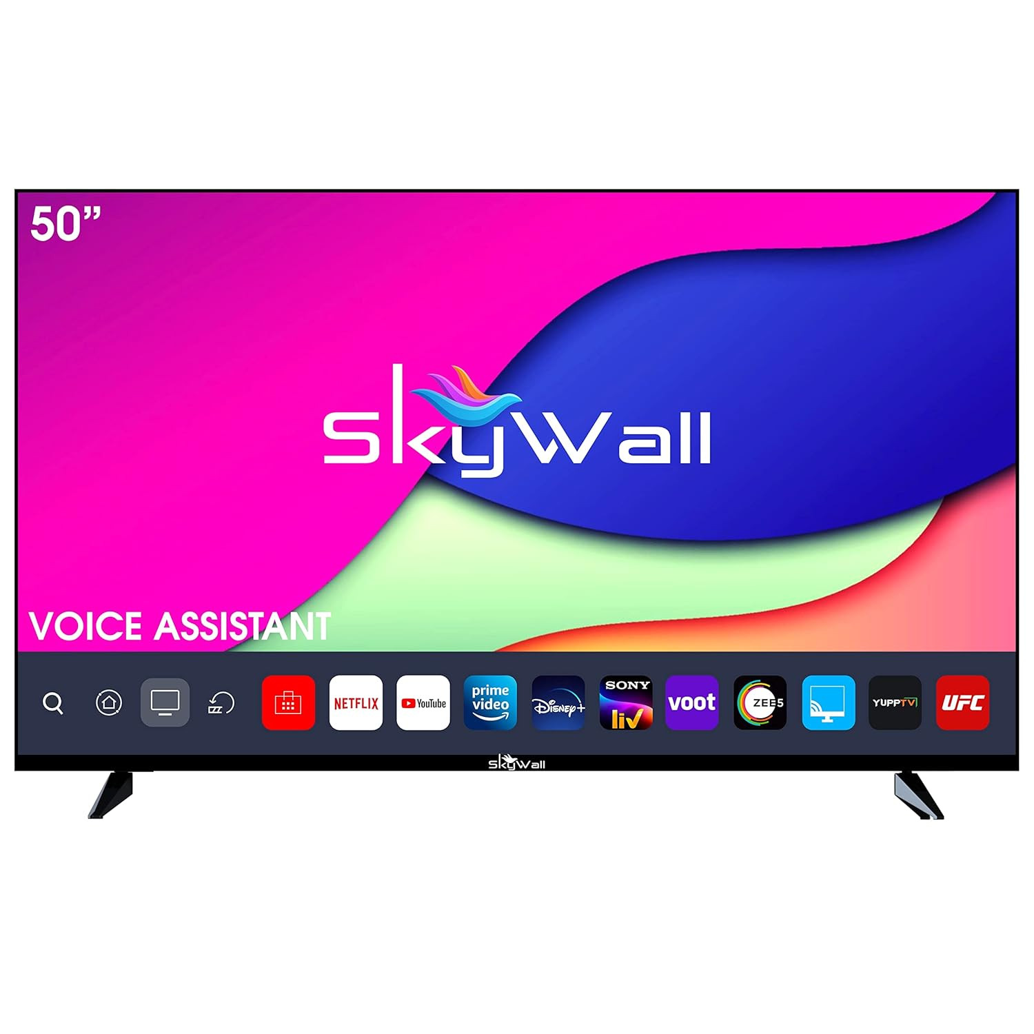 SKYWALL 127 cm 50 inches 4K Ultra HD Smart LED TV 50SW-VS Black