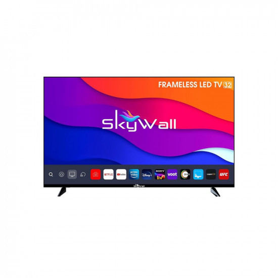 SKYWALL 8128 cm 32 inches HD Ready Smart LED TV 32SWELS-PRO Black