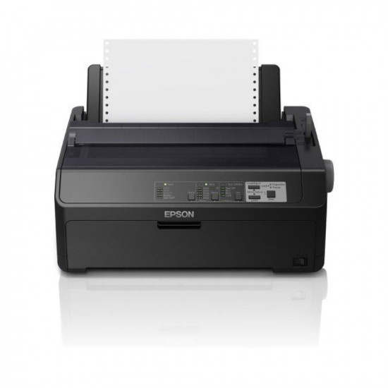 SOFT TECHE pson FX-890II Dot Matrix Printer - Monochrome - 9-pin - 738 Mono - USB - Parallel - Ethernet