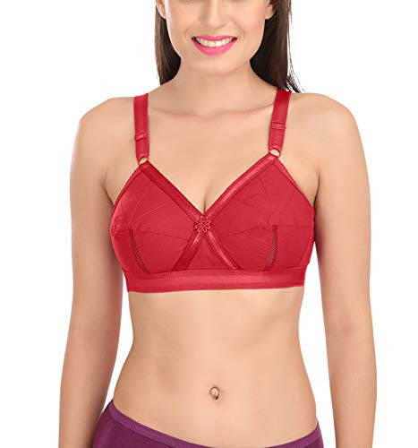 SONA Women's Cotton Non-Padded Non-Wired Full-Coverage Bra