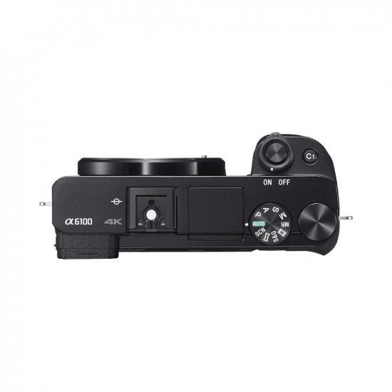 Sony Alpha ILCE-6100Y 242 MP Mirrorless Digital SLR Camera with 16-50 mm and 55-210 mm Zoom Lenses APS-C Sensor Fast Auto FocusReal-time Eye AFReal-time TrackingVlogging  Tiltable ScreenBlack