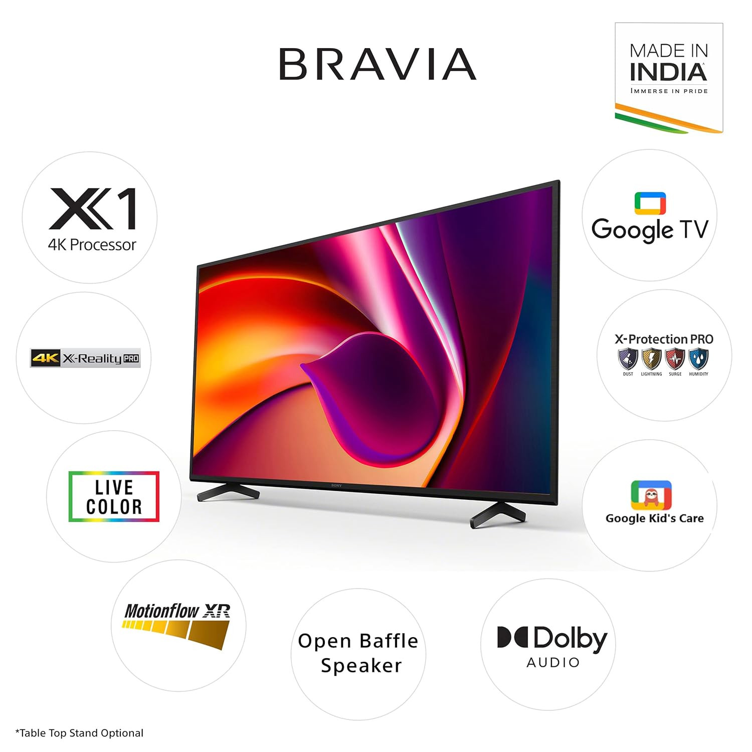 Sony Bravia 108 cm 43 inches 4K Ultra HD Smart LED Google TV KD-43X64L Black