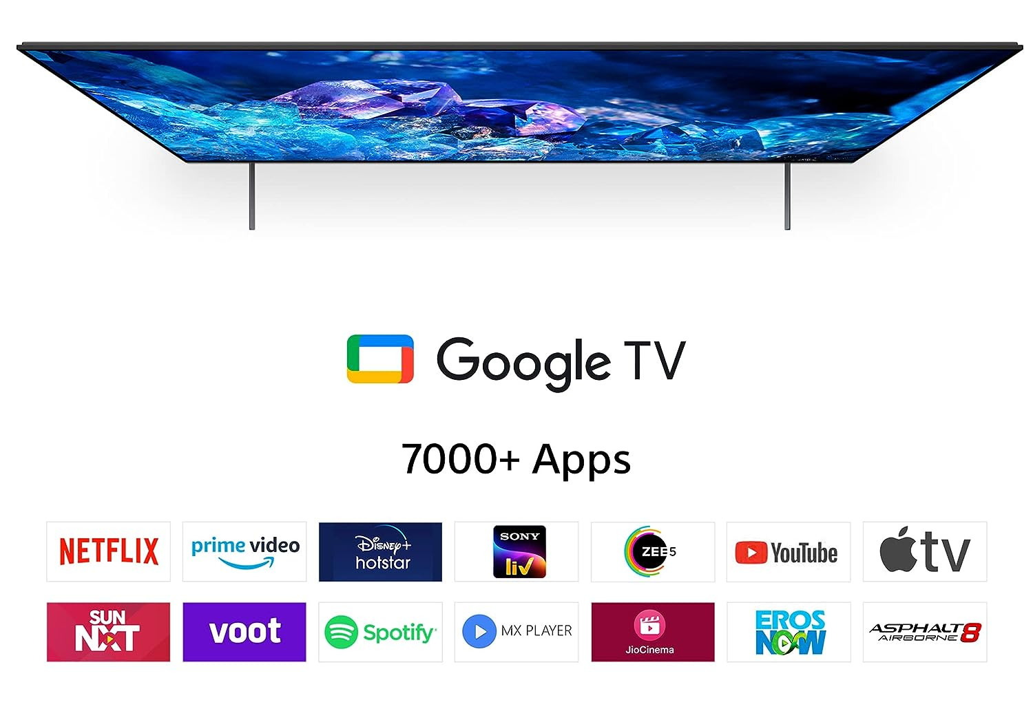 Sony Bravia 195 cm 77 inches XR Series 4K Ultra HD Smart OLED Google TV XR-77A80K Black