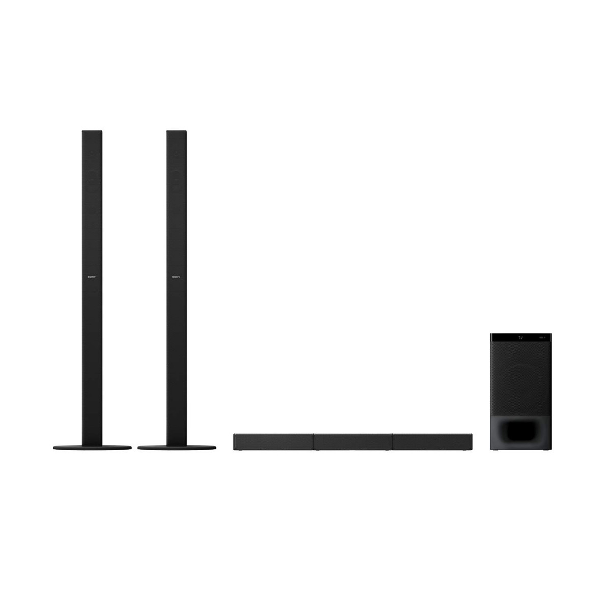 Sony HT-S700RF Real 51ch Dolby Audio Soundbar for TV with Tall boy Rear Speakers  Subwoofer 51ch Home Theatre System 1000W Bluetooth  USB ConnectivityHDMI  Optical Connectitvity