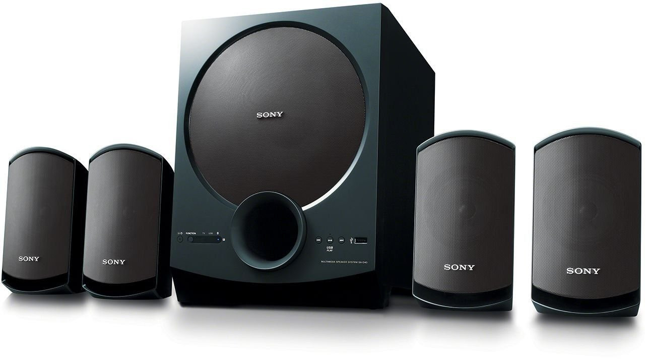 Sony SA-D40 41 Channel Multimedia Speaker System with Bluetooth Black