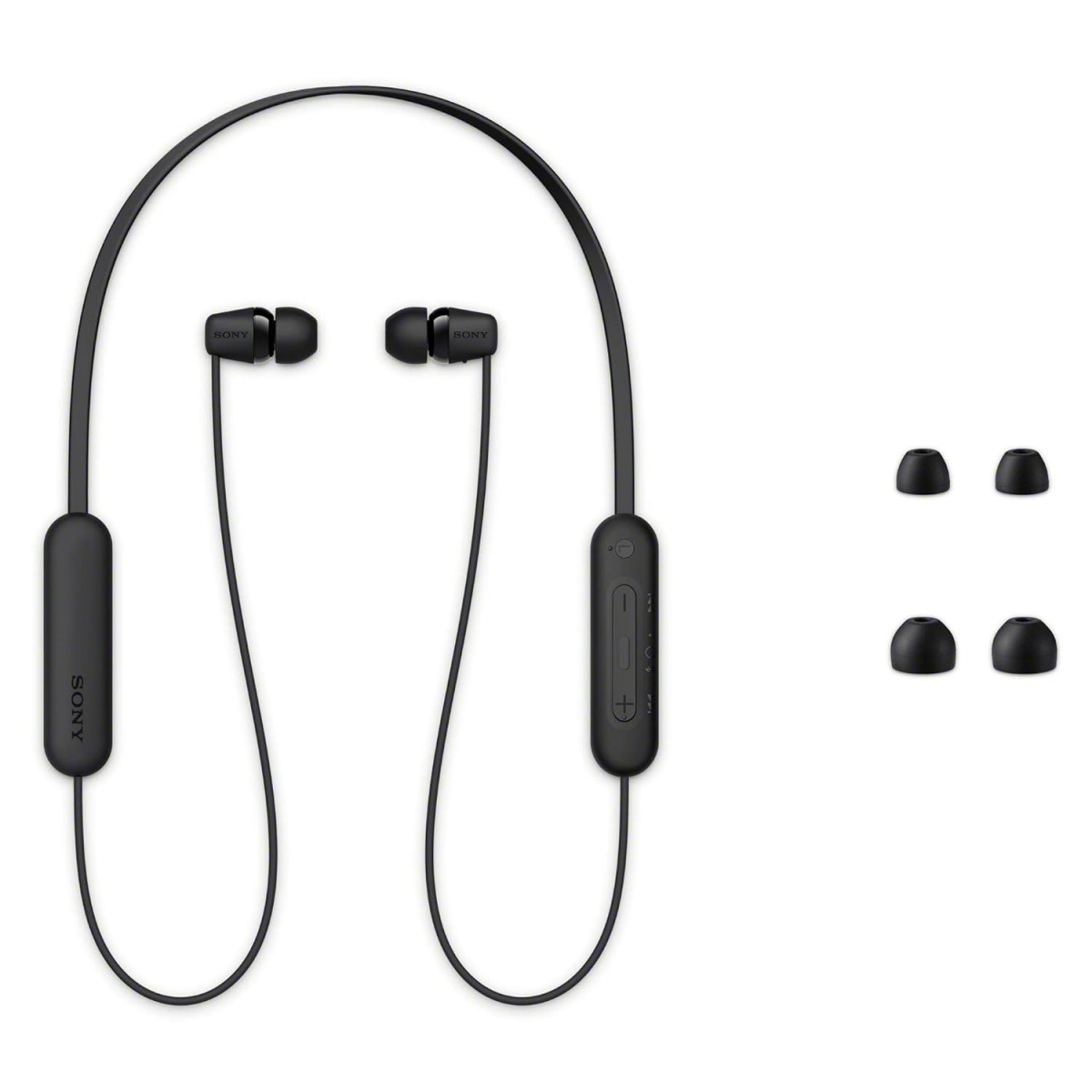 Sony WI-C100 Wireless Headphones with Customizable Equalizer for Deep Bass  25 Hrs Battery