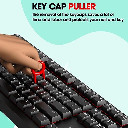 Keyboard Cleaner 5 in 1 Multi-Function Cleaning Soft Brush Airpod Cleaner  Kit,Computer/Laptop Cleaner with Keycap Puller, for Bluetooth Earphones  Lego