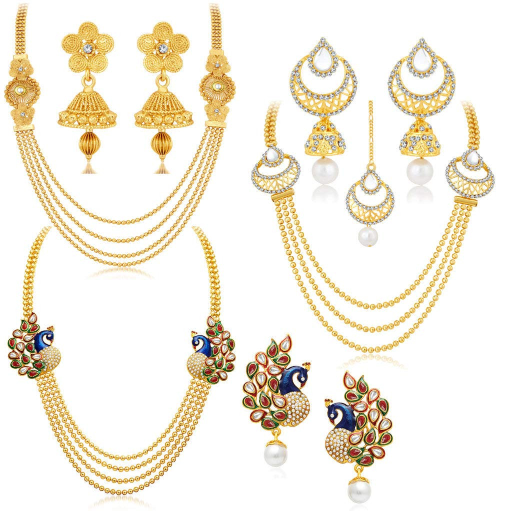 Buy Sukkhi Exclusive Gold Plated Wedding Jewellery Kundan Choker