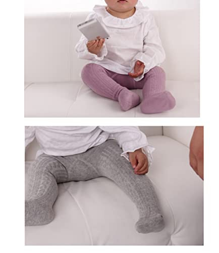 Buy AWEHIRU Qiyuxow Infant Toddler Girls Solid Knit Footless Leggings/Tights  Socks (0-2T) White Online at Lowest Price Ever in India | Check Reviews &  Ratings - Shop The World