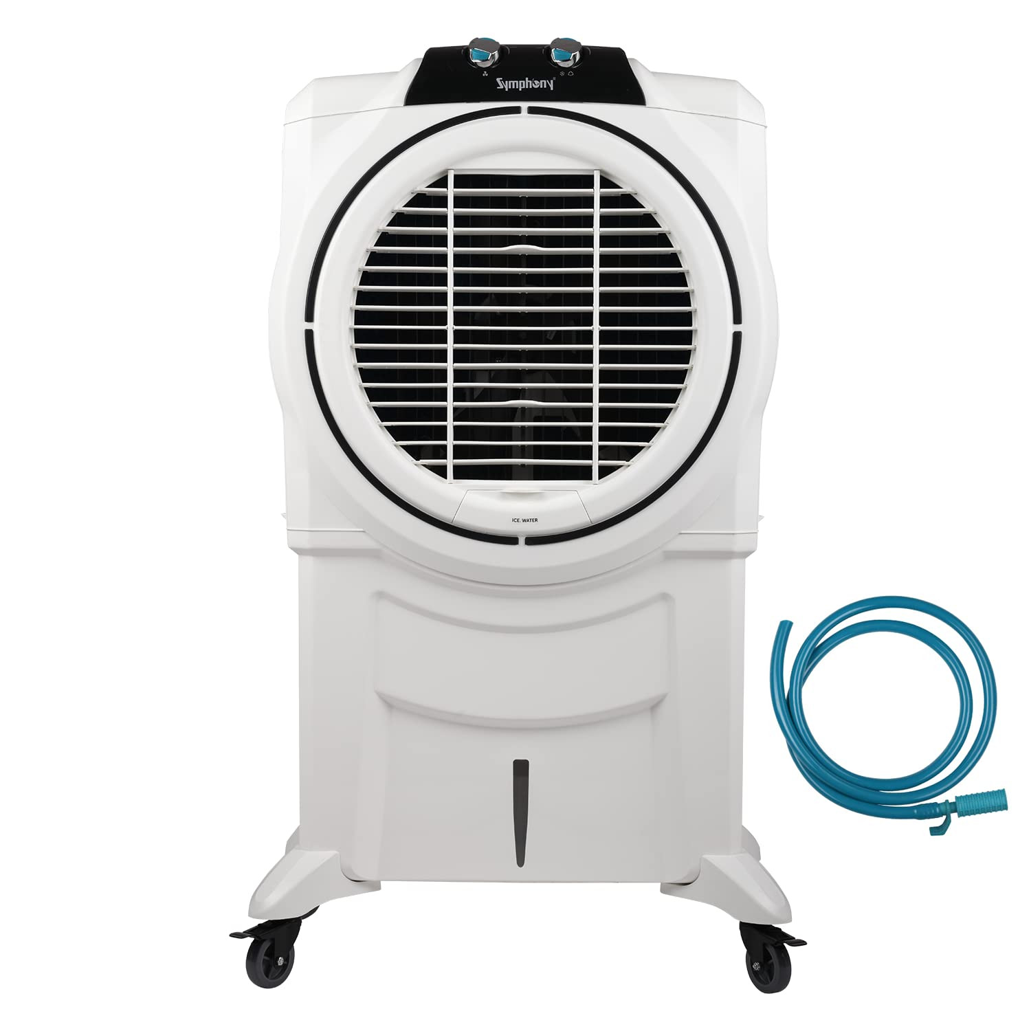 Symphony Sumo 115XL Desert Air Cooler for Home with Honeycomb Pads Powerful Air Fan and Cool Flow Dispenser 115L White