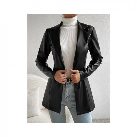 Women's Jackets Turndown Collar Two-Tone Asymmetrical Zipper Casual Zipper  Street Wear Black Jacket For Women - Milanoo.com