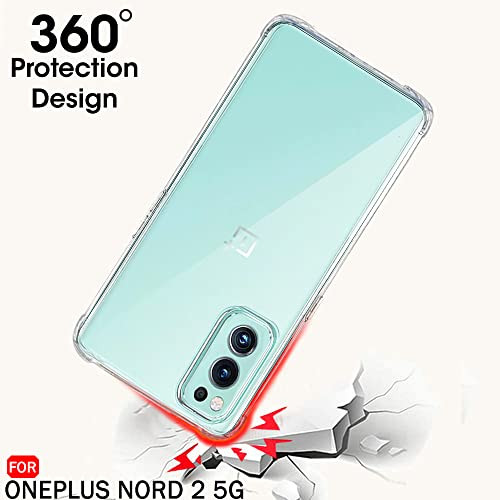 TheGiftKart Back Cover Case for OnePlus Nord 2 5G / OnePlus Nord 2 5G  Pac-Man Edition (Crystal Clear, Shockproof, Hybrid TPU & PC, Transparent  Back