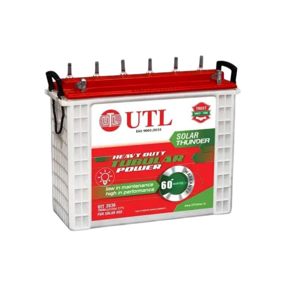 UTL UIT-2036 200Ah Solar Battery with 60 Months Warranty
