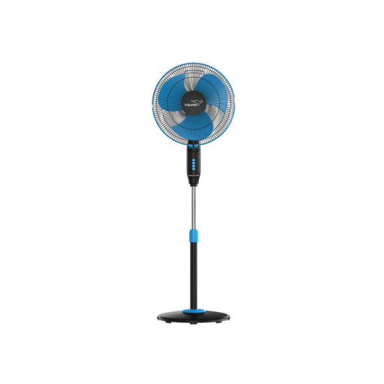 V-Guard Gatimaan Pro HSP N High Speed Pedestal Fan  3 Adjustable Fan Speeds  Rust Resistant ABS Body  Powerful 2100 RPM Motor  Blue Black  40 cm 400mm