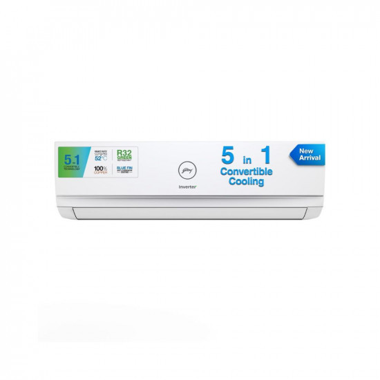 VAIBHAV Godrej 15 Ton 3 Star 5-in-1 Convertible Cooling 2023 Model Stabilizer Free Operation 140-280 V Range AC 15T EI 18TINV3R32 WWD Inverter Split AC