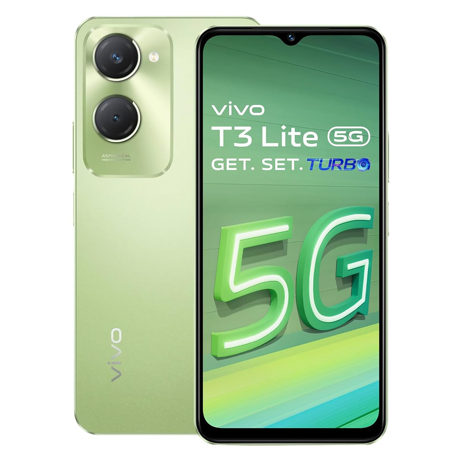 Vivo T3 Lite 5G Smartphone Vibrant Green 4GB Ram 128GB Storage