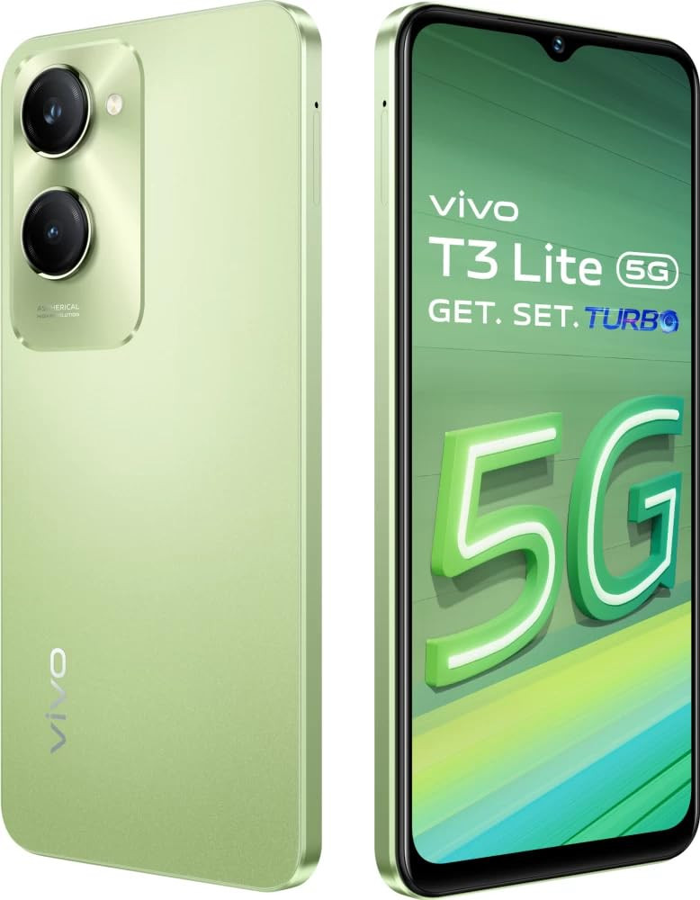 Vivo T3 Lite 5G Smartphone Vibrant Green 4GB Ram 128GB Storage