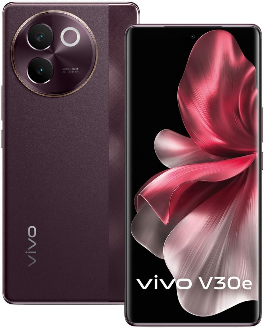 Vivo V30e 5G Smartphone Velvet Red 8GB RAM 256GB Storage