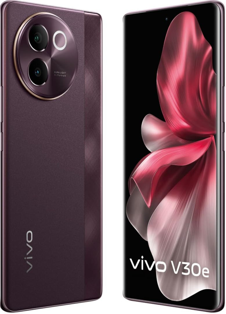 Vivo V30e 5G Smartphone Velvet Red 8GB RAM 256GB Storage