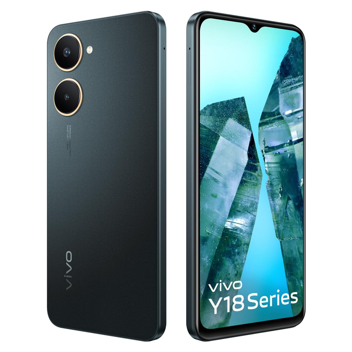 vivo Y18i Space Black 4GB RAM 64GB Storage