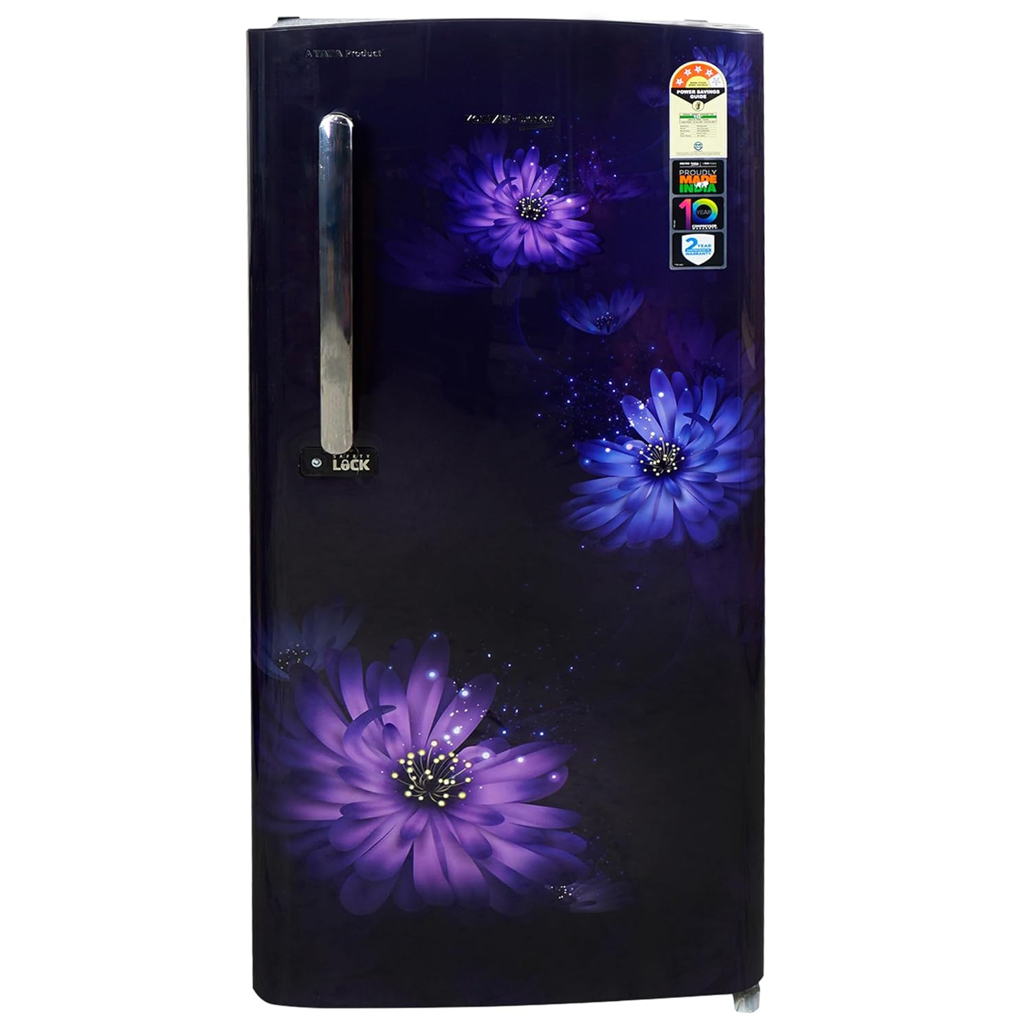 Voltas Beko 185 L 4 Star Direct Cool Single Door Refrigerator with Harvest Fresh Technology RDC220BW0DBE0MH000GD Dahlia Blue