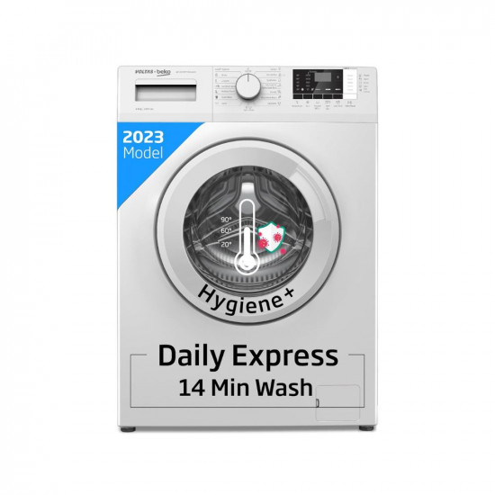 Voltas beko A Tata Product 1200 rpm 6 Kg Front Load Washing Machine with inbuilt Heater and Hygiene Wash WFL6012B7CUSKAWXV White 2023 ModelArshi