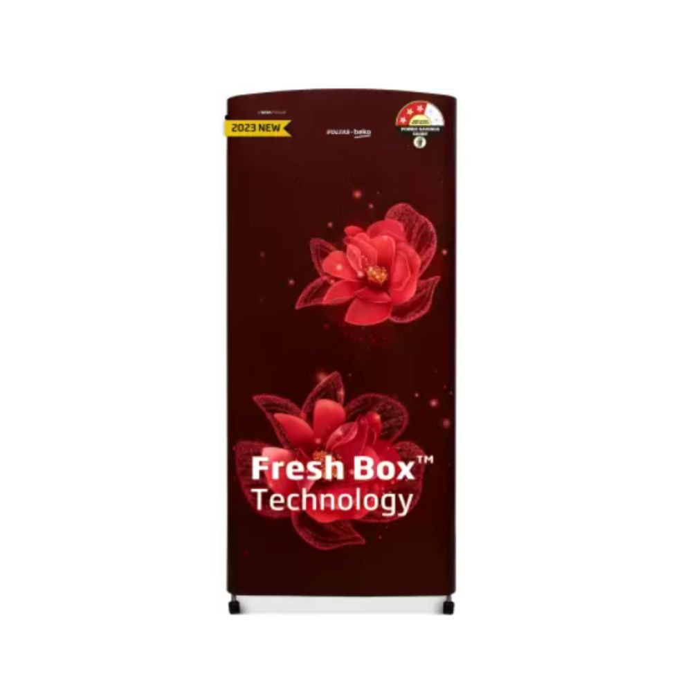 Voltas Beko by A Tata Product 183 L Direct Cool Single Door 3 Star Refrigerator Fressia Wine RDC215CS0WFR0M0000GO