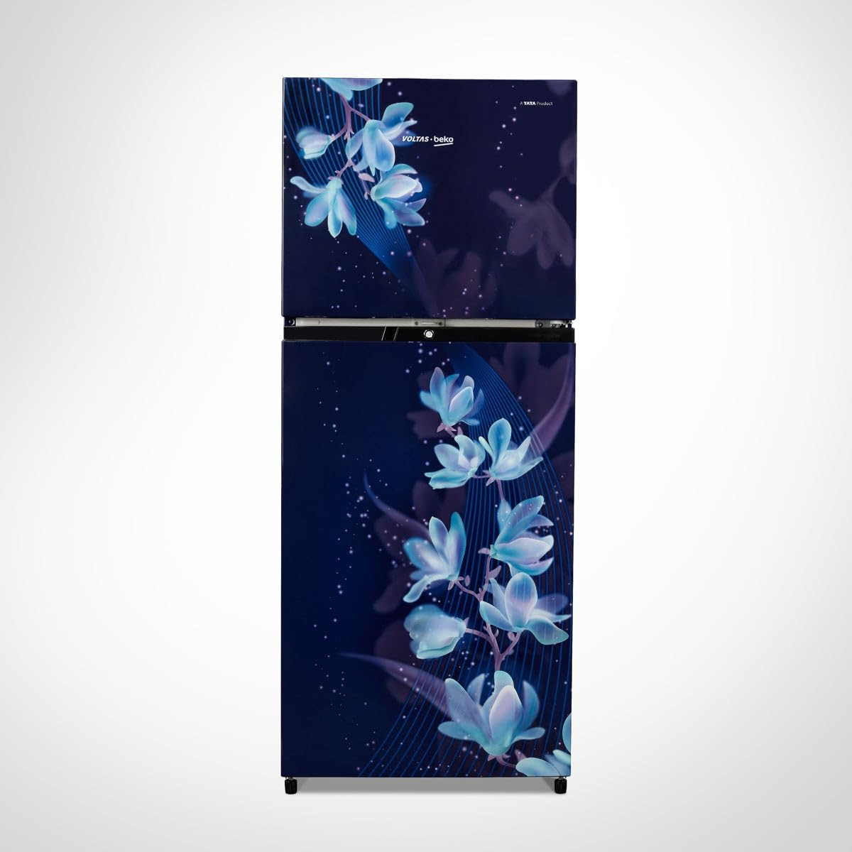 Voltas Beko RFF270DWONBROI 230 Litres 2 Star Frost Free Double Door Refrigerator Nightangel Blue