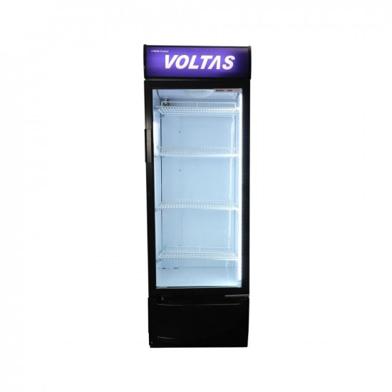 Voltas VC320 Visi Cooler Plastic Single Door 320 Liters Black