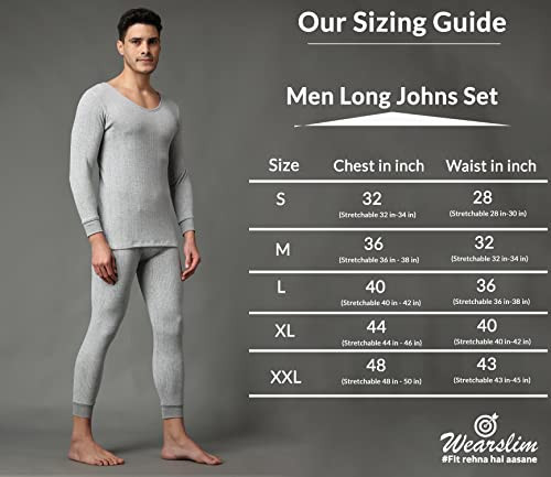 Mens quilted long store underwear