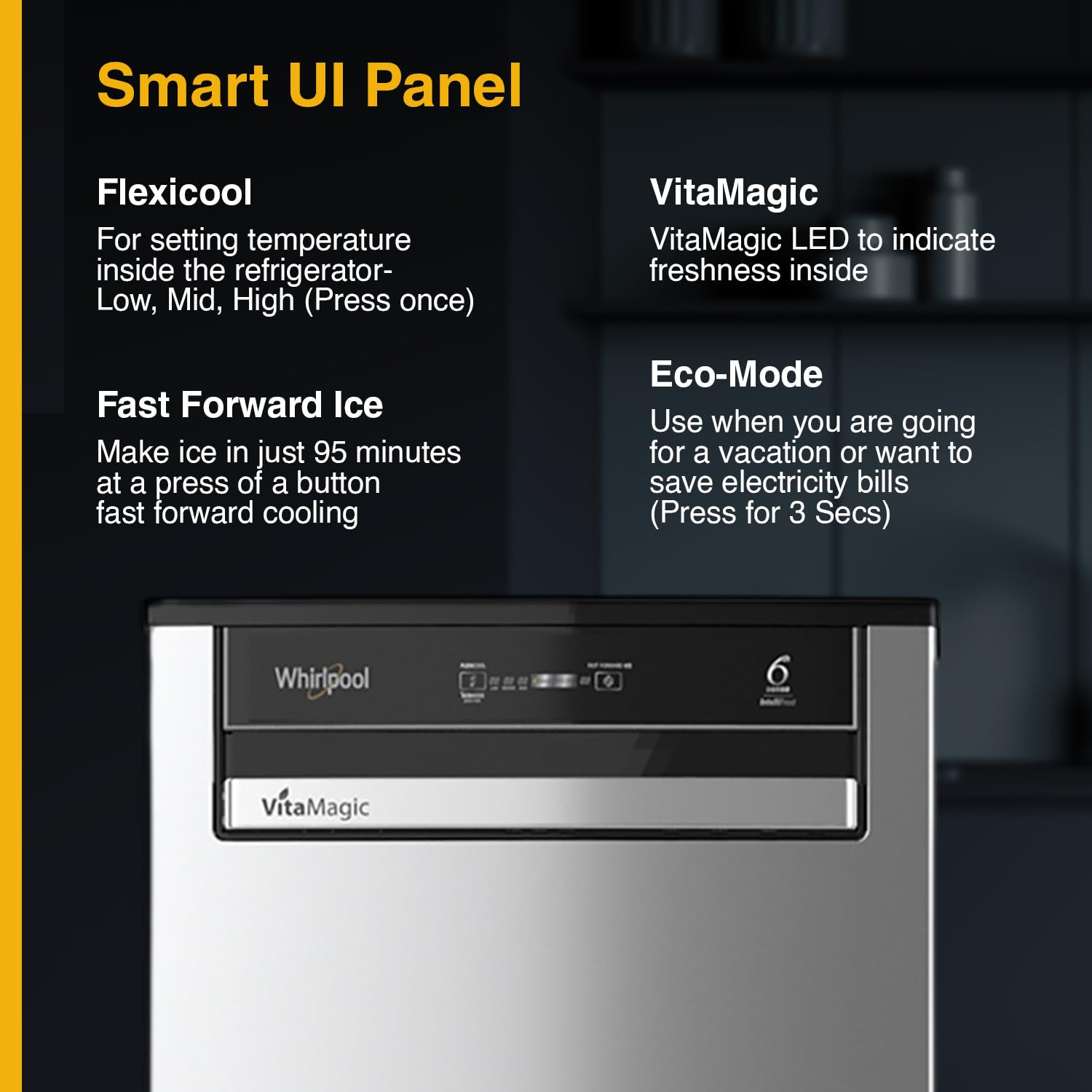 Whirlpool 192 L 3 Star Vitamagic PRO Frost Free Direct-Cool Single Door Refrigerator 215 VITAMAGIC PRO PRM 3S INV MAGNUM STEEL-Z Fridge Silver Auto Defrost Technology 2024 Model