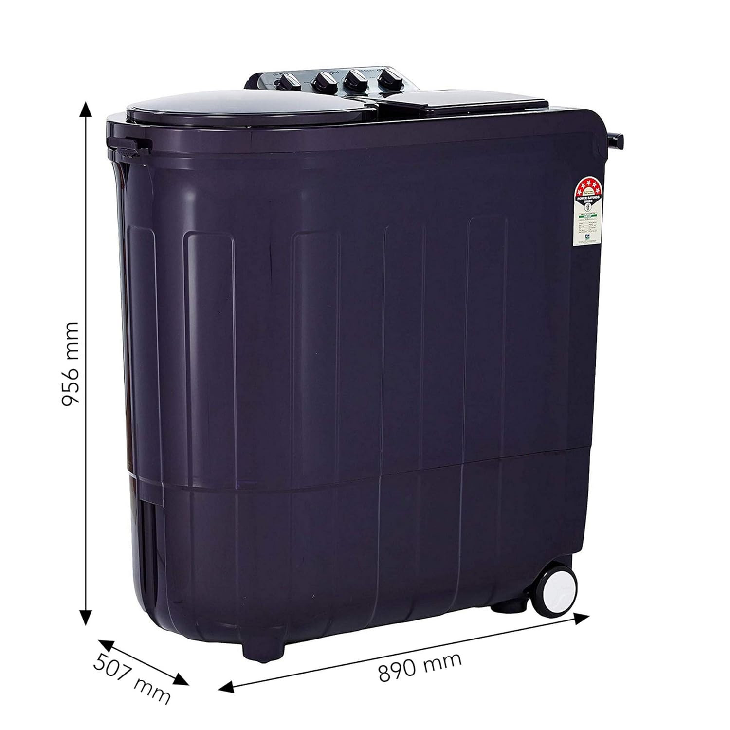 Whirlpool 85 Kg 5 Star Semi-Automatic Top Loading Washing Machine ACE 85 TURBO DRY Purple Dazzle