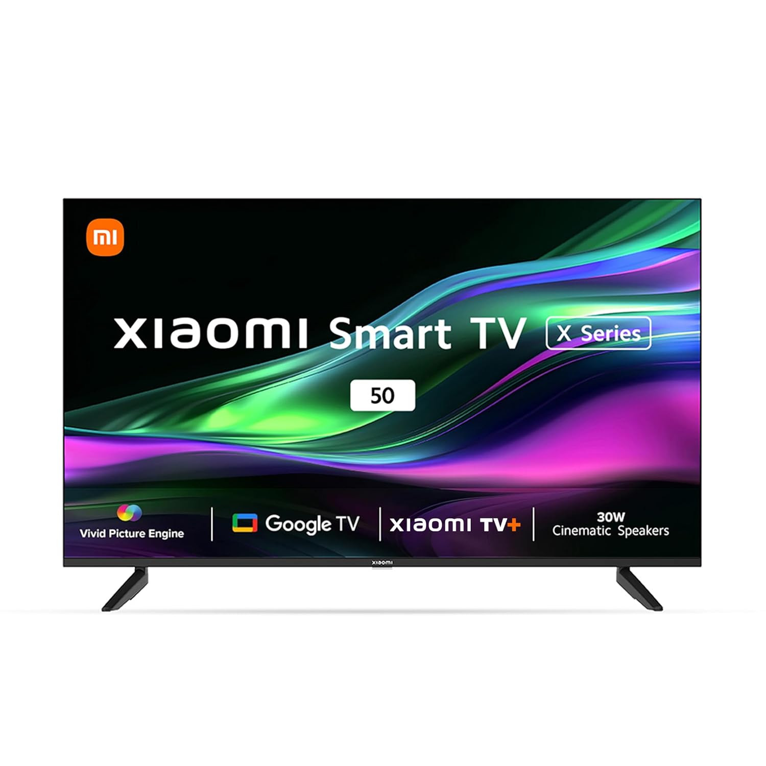 Xiaomi 125 cm 50 inches X 4K Dolby Vision Series Smart Google TV L50M8-A2IN Black