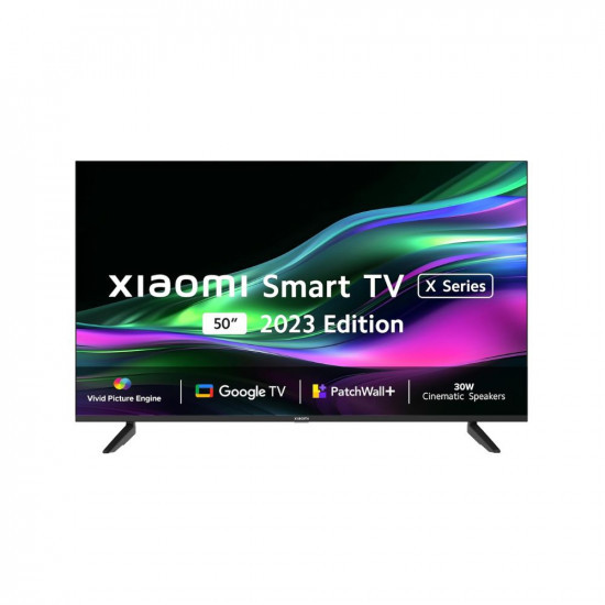 Xiaomi 125 cm 50 inches X 4K Dolby Vision Series Smart Google TV L50M8-A2IN Black