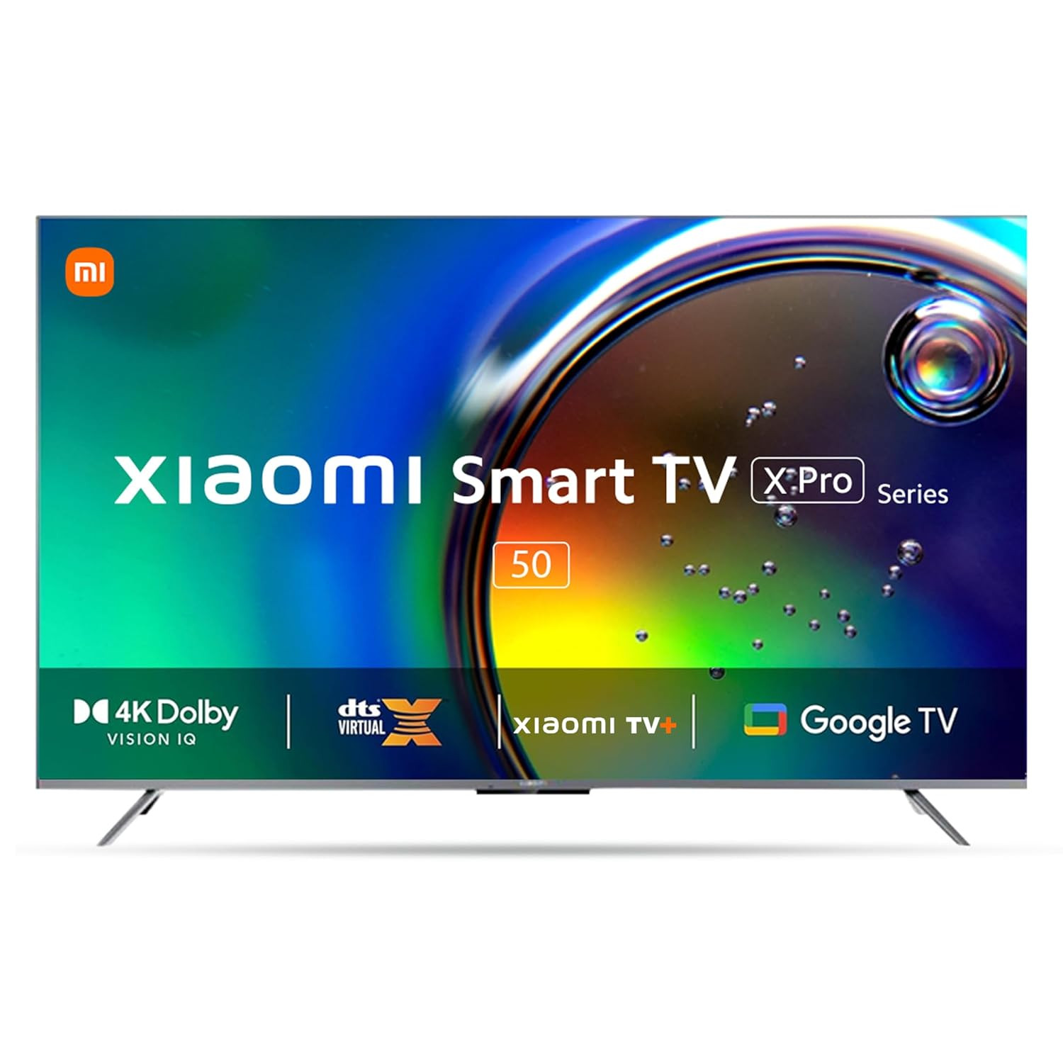 Xiaomi 125 cm 50 inches X Pro 4K Dolby Vision IQ Series Smart Google TV L50M8-5XIN Black