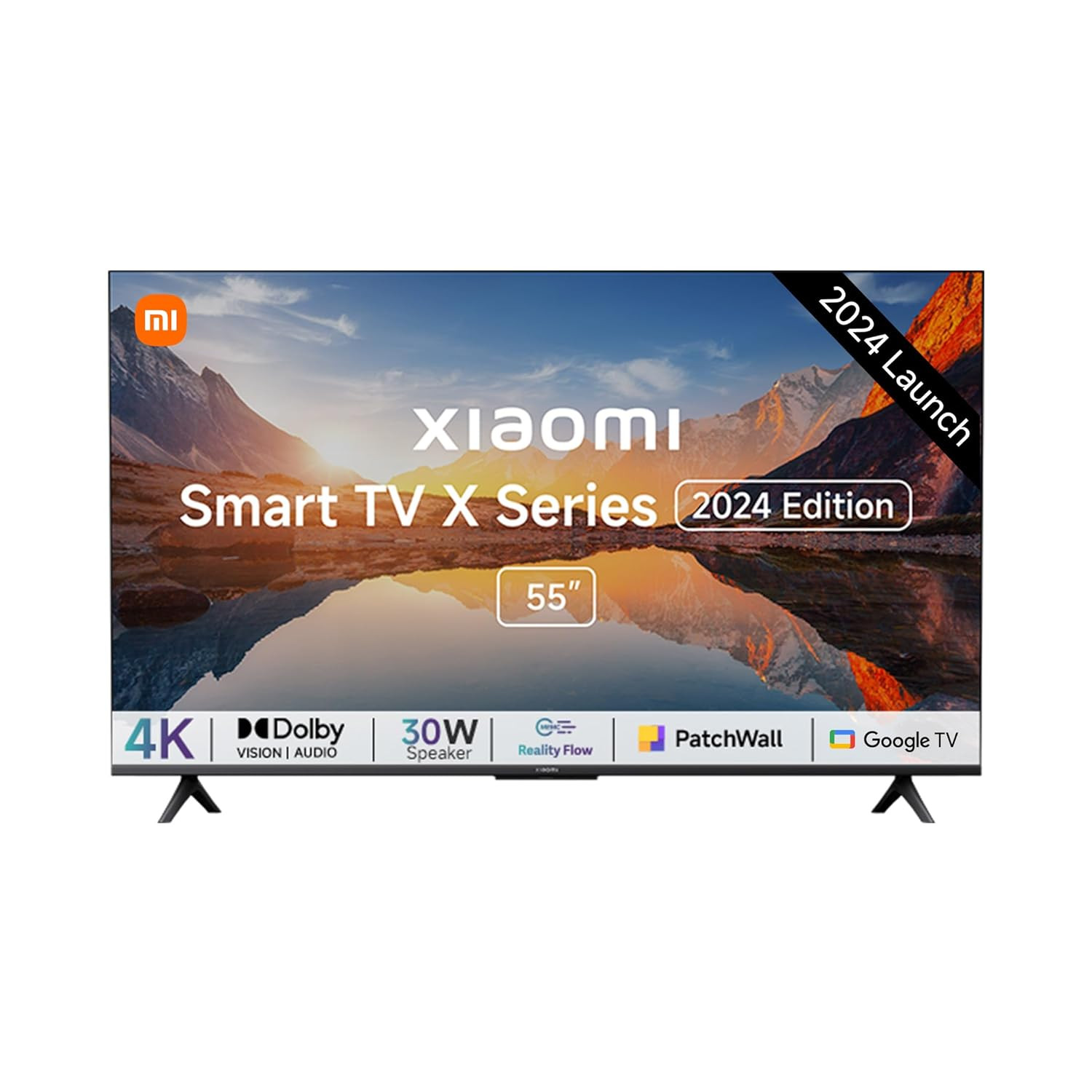 Xiaomi 138 cm 55 inches X Series 4K LED Smart Google TV L55MA-AIN Black