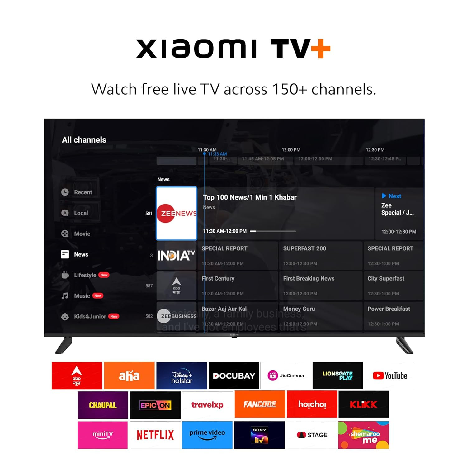 Xiaomi Smart TV A 80 cm 32 HD Ready Smart Google LED TV L32MA-AIN Black