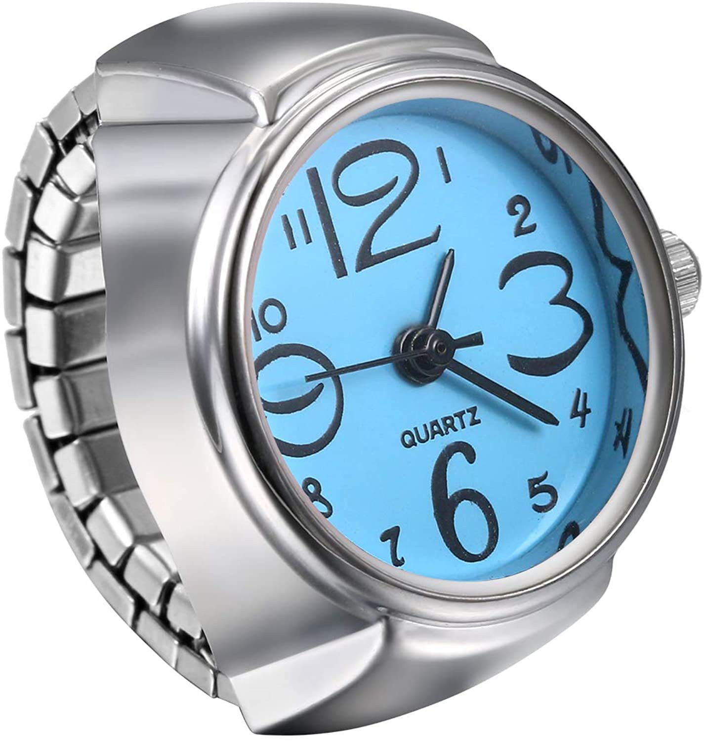 Yellow Chimes Stainless Steel Blue Dial Analog Watch Ring Stretchable Ring  for Women and Girls (YCFJRG-886WCT-LBL) : Amazon.in: Fashion