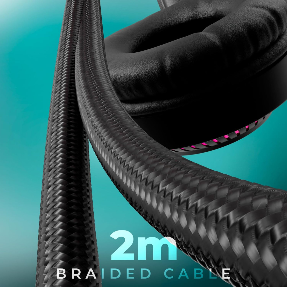ZEBRONICS Jupiter 35mm Premium Gaming Over Ear Headphone Black