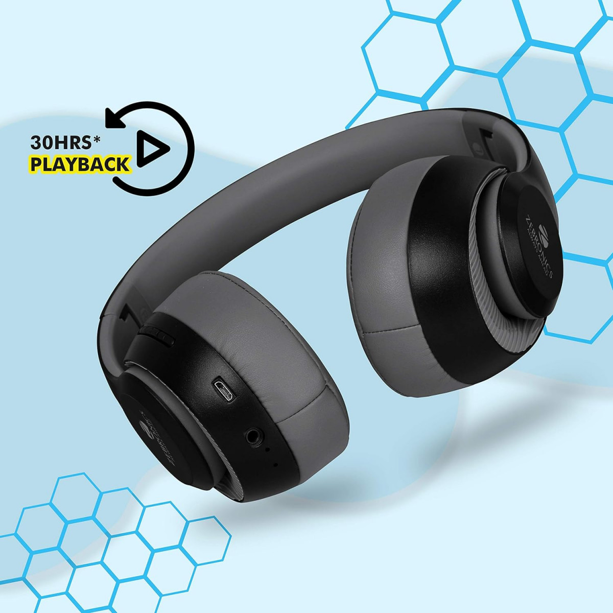 ZEBRONICS Zeb-Dynamic with Bluetooth Supporting Headphone Black