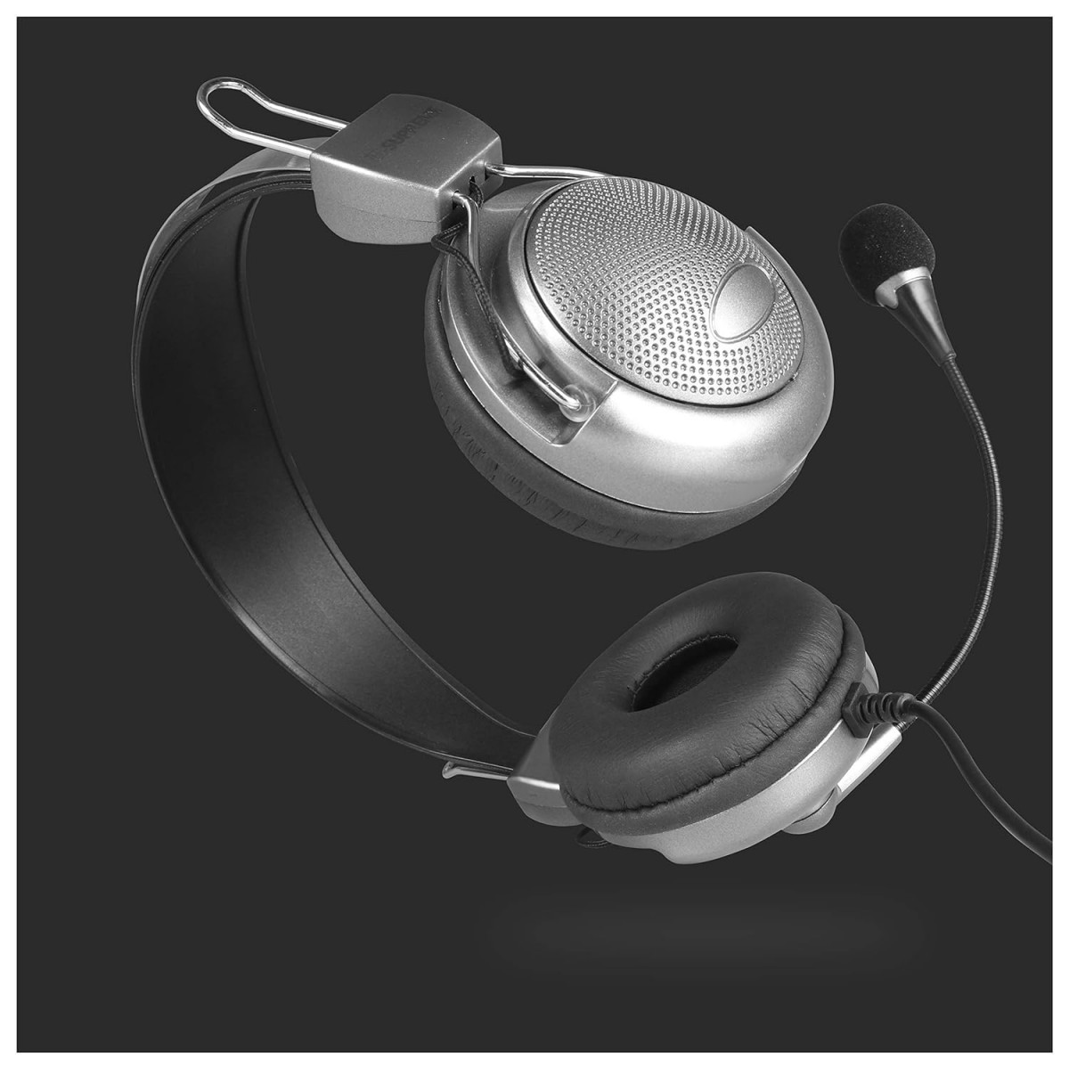ZEBRONICS Zeb-Supreme USB Wired Headphone with Mic Black
